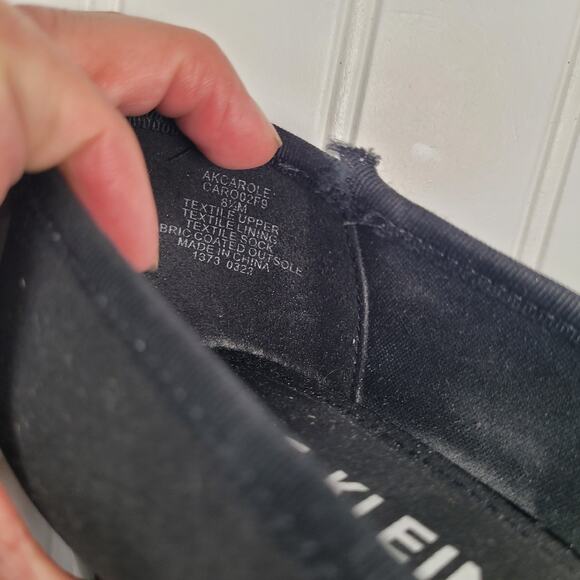 Anne Klein Carole Womens 8.5 Black Block Heel Pumps Round Toe Classic Office - Picture 7 of 11